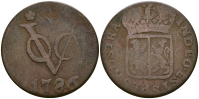 Нидерландская Восточная Индия 1 дуит 1786 KM 50.2 медь 4132-216