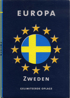 Швеция набор из 4 монет 2005 в оригинальном картонном буклете, Карл XVI Густав (1973- ) UNC 4-4-1-41