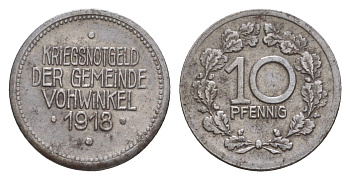 Фовинкель 10 пфеннигов 1918 Funck 564.5, Men18 32415.5 железо 4659-325