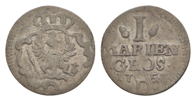 Восточная Фрисландия (Фризия) 1 мариенгрош 1753 D KM 215 серебро 1515-2125