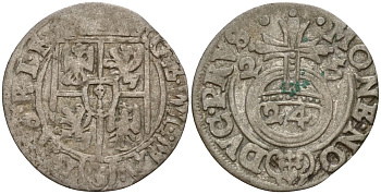 Польша 3 полкера (3 полторака - 1 крейцер) 1625 Сигизмунд III Ваза (1587-1632) Gorecki B.25, KM 41 серебро 4158-1024