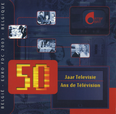 Бельгия набор из 8 монет (1, 2, 5, 10, 20 и 50 евроцентов; 1 и 2 евро) и жетона монетного двора 2003 официальный набор, в оригинальной упаковке KM MS19 (224, 225, 226, 227, 228, 229, 230 и 231)   BU   1-5-3-19