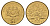 Малайзия 1 ринггит 1987 30 лет Независимости KM 43 латунь UNC 4671-1224