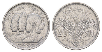 Южный Вьетнам 20 су 1953 KM 2 алюминий 4159-524