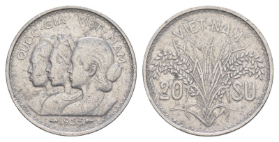 Южный Вьетнам 20 су 1953 KM 2 алюминий 4159-524