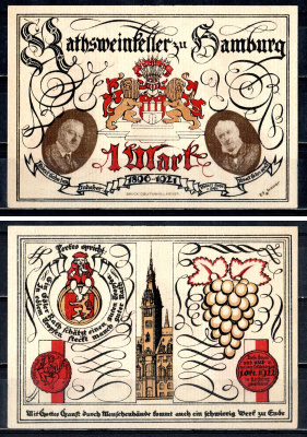 Гамбург (Гамбург) 1 марка ND 2193-2-2-2