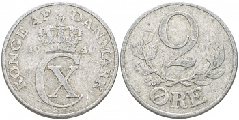 ДАНИЯ 5 ЭРЕ 1941 КМ 834 алюминий 4402-1216
