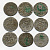 ПОЛЬША ЛОТ ИЗ 9 МОНЕТ ПОЛТАРАК XVII век серебро M12-3-9