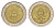 Аргентина 1 песо 1995 KM 112 биметалл 4571-321