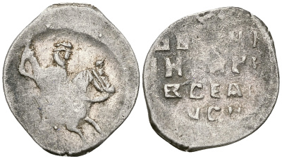 Великое Княжество Московское копейка 1535-1547 Иван IV Васильевич, Псковский монетный двор, 0,65 гр. ГиК №74 серебро    262-161