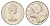 Канада 25 центов 1979 Елизавета II (1952-2022), олень KM 74 никель UNC 4688-511