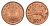 Индия 1 пайс 1954 KM 1.4 бронза UNC 4687-1217