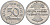 Германия 50 пфеннигов 1921 D KM 27, J.301, Weege 10 алюминий UNC 4584-741