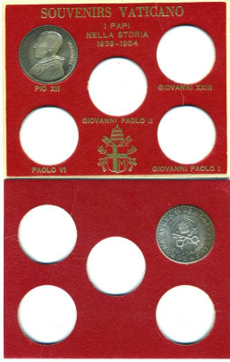 Ватикан медаль ND папа римский Пий XII (1939-1958) 1-6-4-72