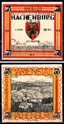 Хахенбург (Пруссия, Гессен-Нассау) 50 пфеннигов 1921 7556-73-1-2