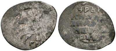 Русское Царство копейка 1547-1584 Иван IV Васильевич, Псковский  монетный двор, 0,68 ГР ГиК №79 серебро 262-528