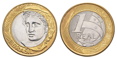 Бразилия 1 реал 2017 KM 652a биметалл UNC 4646-213