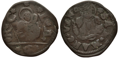 ВЕНЕЦИЯ, ИТАЛИЯ 6 БАГАТТИНИ ND ДОМИНИКО КОНТАРИНИ (1659-1675) Gamberini 2028a медь 1524-1142