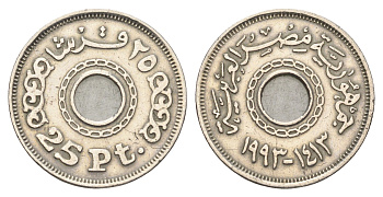 Египет 25 пиастров 1993 KM 734 медно-никель 4662-225