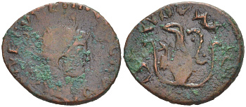 Римская Империя, императоры в Галлии антониниан 273 - 274 Тетрик II, локальная чеканка в Галлии RIC биллон 1073-24-96