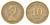 Гонконг 10 центов 1982 Елизавета II (1952-2022) KM 49 никель латунь 4701-131
