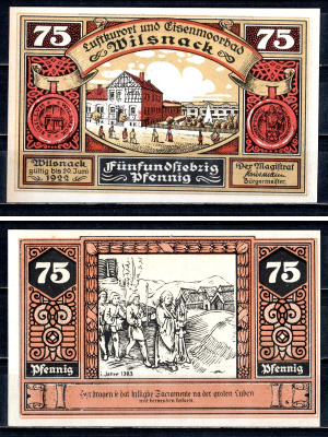 Вильснак (Пруссия, Бранденбург) 75 пфеннигов 1922 2193-49-3-1