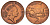 Гернси 2 пенса 1989 KM 40 бронза 4666-256