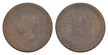 Цейлон 1 цент 1870 Виктория (1837-1901) KM 92 медь 4655-635