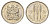 Родезия 2 1/2 цента 1970 год-тип KM 11 медно-никель UNC 4659-236