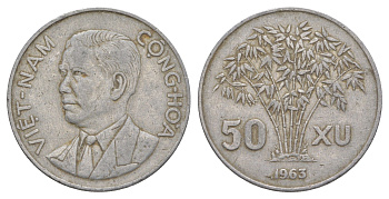 Южный Вьетнам 50 су 1963 KM 6 алюминий 4159-734