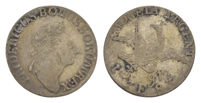 Пруссия 3 гроша 1783 E, Фридрих II (1740-1786) KM A328 серебро 1525-1231
