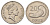 Фиджи 20 центов 1987 Елизавета II (1952-2022), китовый зуб KM 53 медно-никель aUNC 4545-1016