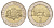 Латвия 2 лата 1999 корова KM 38 биметалл 4678-324