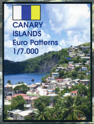 Канарские острова набор из 8 монет 2004 1 евроцент-2 евро, европробники, в оригинальном буклете UNC 00-00