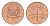Сингапур 1 цент 1994 KM 98 цинк плакированный медью UNC 4705-523