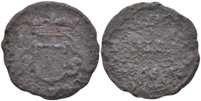 УТРЕХТ, НИДЕРЛАНДЫ 1 ДУИТ 1681 KM 66 медь 175-722