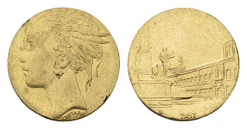 Италия 100 лир 1987 без кружка KM 111 биметалл 4669-266