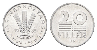 Венгрия 20 филлеров 1985 BP KM 573 алюминий UNC 4664-1214