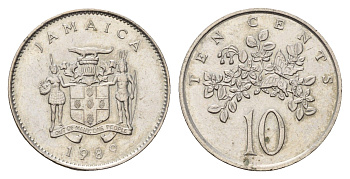 Ямайка 10 центов 1989 KM 47 медно-никель 4114-323
