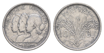 Южный Вьетнам 10 су 1953 KM 1 алюминий 4614-1025