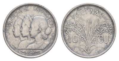 Южный Вьетнам 10 су 1953 KM 1 алюминий 4614-1025