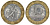 Франция 10 франков 1991 тип гений Бастилии KM 964.1, Le Frank 375.6 биметалл 45-932