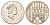 Фиджи 1 доллар 2002 50 лет Коронации Елизаветы II KM 255 медно-никель PROOF 1519-1243