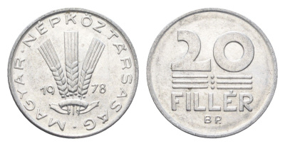 Венгрия 20 филлеров 1978 BP KM 573 алюминий 4665-1137