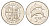 Исландия 5 крон 1996 дельфины KM 28a сталь плакированная никелем UNC 4586-253
