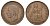 Великобритания 1 пенни 1944 Георг VI (1936-1952) KM 845, Spink 4114 бронза 4692-723