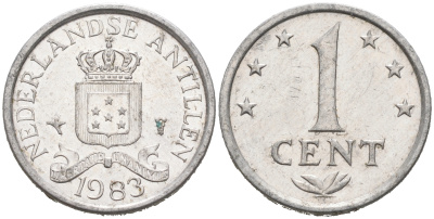 Нидерландские Антилы 1 цент 1971 Юлиана (1948-1980) KM 8 бронза 4564-1246