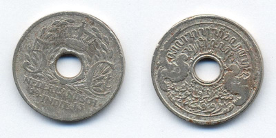 Нидерландская Восточная Индия 5 центов 1913 KM 313 медно-никель 41-1055