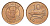 Исландия 10 эйре 1981 кальмар KM 25 бронза UNC 4643-238