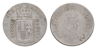 Найла 5 пфеннигов 1918 Funck 355.1A, Men05 18225.1, Men18 22802.1 железо 4639-153